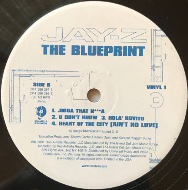 Jay-Z : The Blueprint (2xLP, Album, Gat)