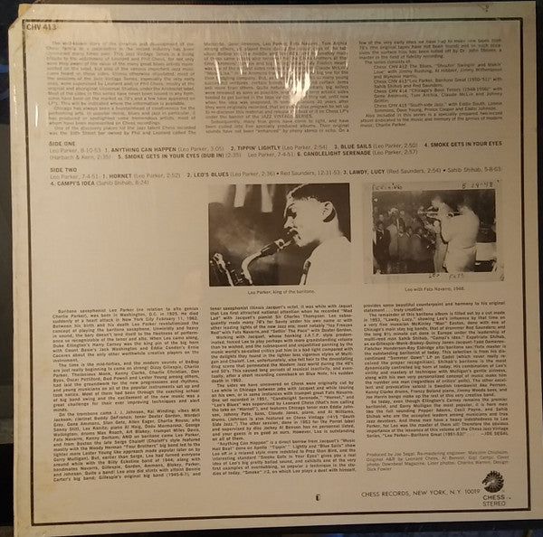 Leo Parker ~ The Late Great King Of The Baritone Sax (Vinyl) - Djungel & Jazz