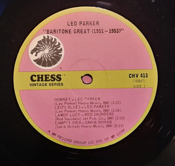 Leo Parker ~ The Late Great King Of The Baritone Sax (Vinyl) - Djungel & Jazz