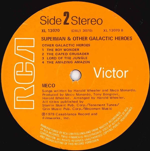 Meco ~ Superman And Other Galactic Heroes (Vinyl) - Djungel & Jazz