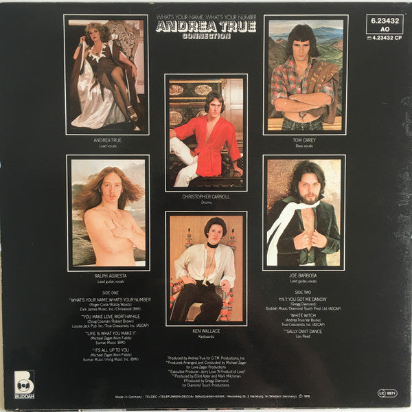 Andrea True Connection ~ What's Your Name, What's Your Number (Vinyl) - Djungel & Jazz