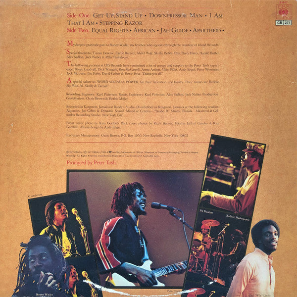 Peter Tosh ~ Equal Rights (Vinyl) - Djungel & Jazz