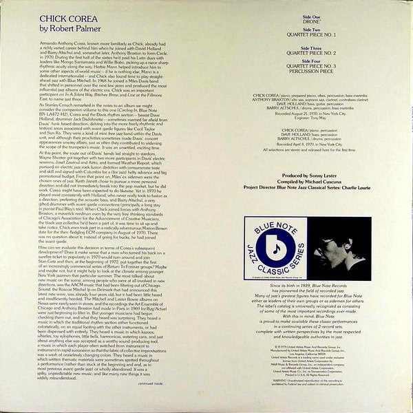 Chick Corea : Circulus (2xLP, Album, Ter)