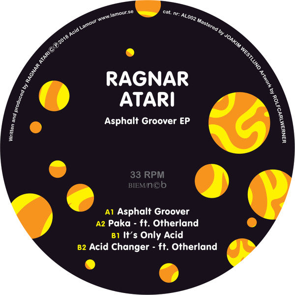 Ragnar Atari ~ Asphalt Groover EP (Vinyl) - Djungel & Jazz