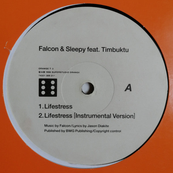 Falcon & Sleepy Featuring Timbuktu : Lifestress (12", Single)