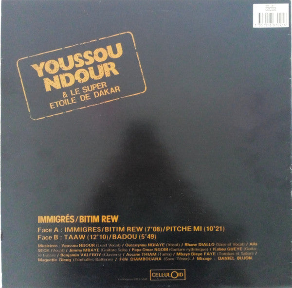 Youssou NDour & Le Super Etoile De Dakar ~ Immigrés / Bitim Rew (Vinyl) - Djungel & Jazz