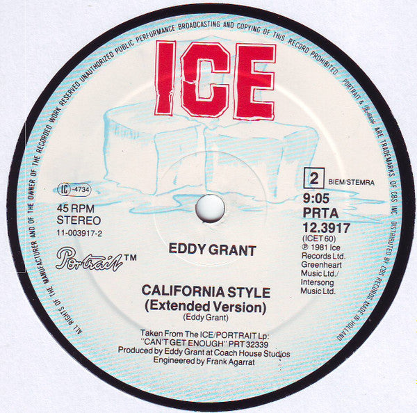 Eddy Grant ~ Till I Can't Take Love No More (Extended Version) (Vinyl) - Djungel & Jazz