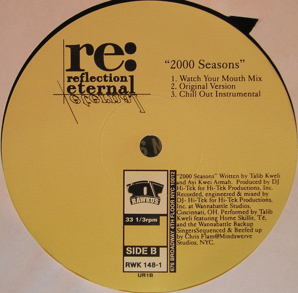 Reflection Eternal ~ Fortified Live / 2000 Seasons (Vinyl) - Djungel & Jazz