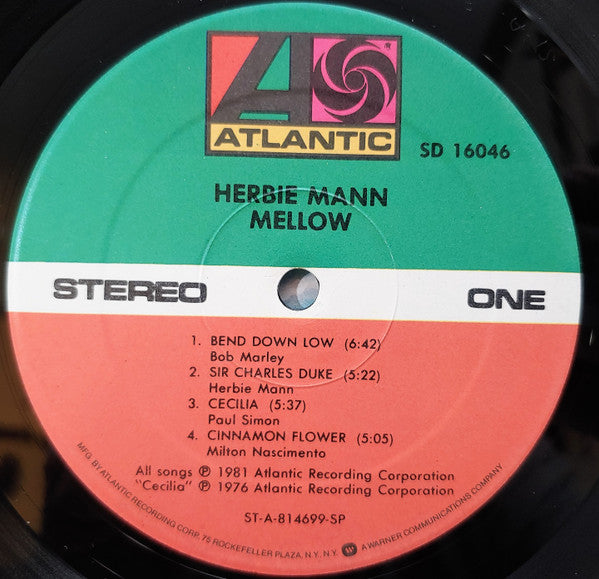 Herbie Mann ~ Mellow (Vinyl) - Djungel & Jazz