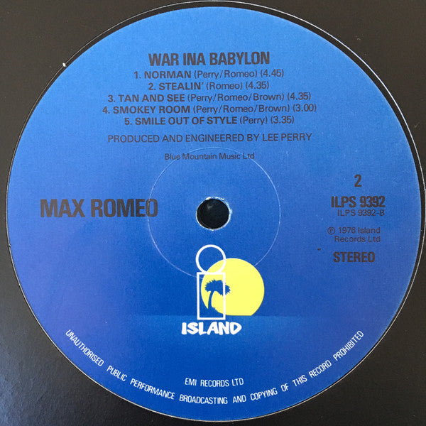 Max Romeo & The Upsetters : War Ina Babylon (LP, Album, RE, Blu)