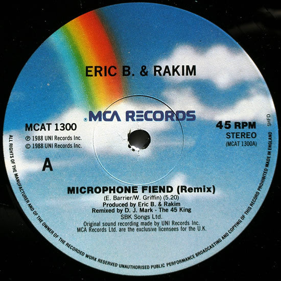 Eric B. & Rakim ~ The Microphone Fiend + Put Your Hands Together (Vinyl) - Djungel & Jazz