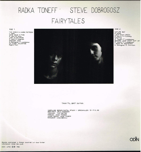 LP: Radka Toneff / Steve Dobrogosz - Fairytales