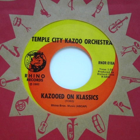 Temple City Kazoo Orchestra : Kazooed On Classics (7")