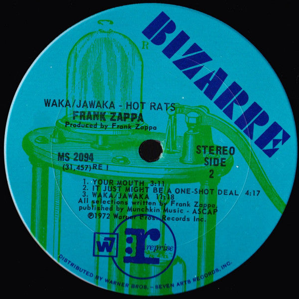 Frank Zappa ~ Waka / Jawaka - Hot Rats (Vinyl) - Djungel & Jazz