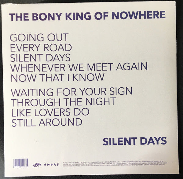 The Bony King Of Nowhere ~ Silent Days (Vinyl) - Djungel & Jazz