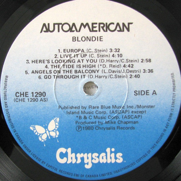 Blondie : Autoamerican (LP, Album)