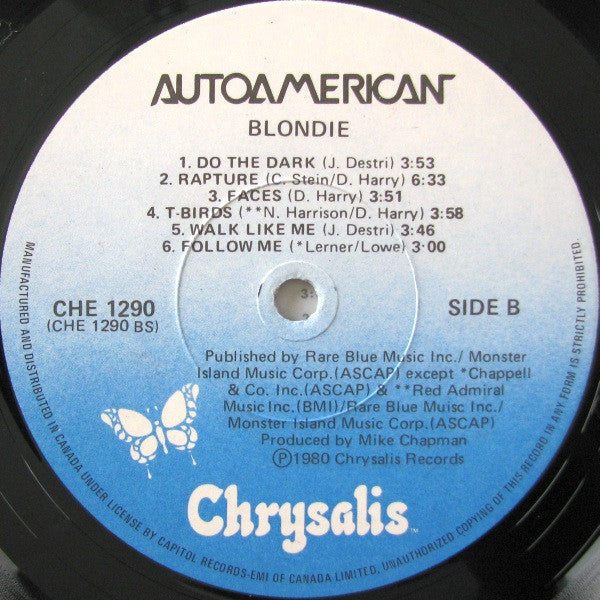 Blondie : Autoamerican (LP, Album)