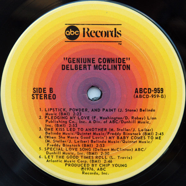 Delbert McClinton ~ Genuine Cowhide (Vinyl) - Djungel & Jazz