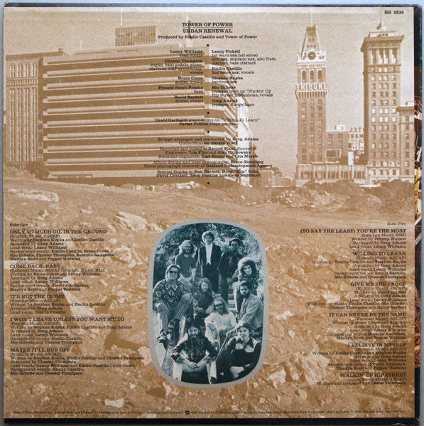 Tower Of Power ~ Urban Renewal (Vinyl) - Djungel & Jazz