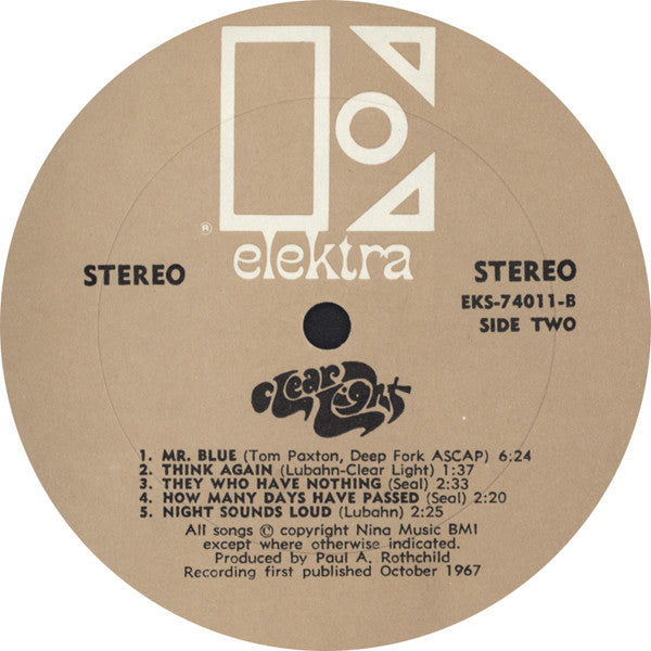 Clear Light  ~ Clear Light (Vinyl) - Djungel & Jazz