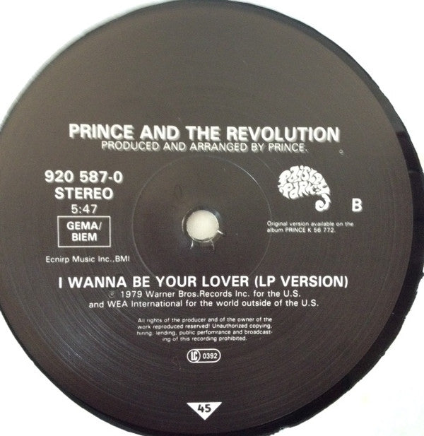 Prince And The Revolution : Anotherloverholenyohead (Extended Version) (12", Single)