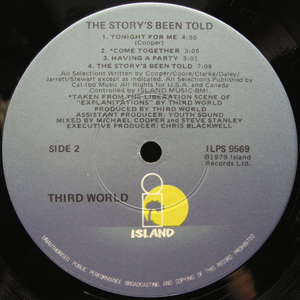 Third World ~ The Story's Been Told (Vinyl) - Djungel & Jazz