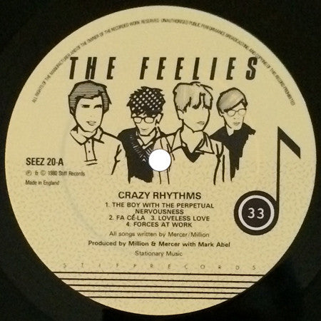 The Feelies ~ Crazy Rhythms (Vinyl) - Djungel & Jazz