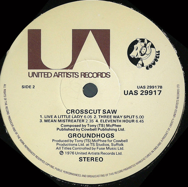 The Groundhogs ~ Crosscut Saw (Vinyl) - Djungel & Jazz