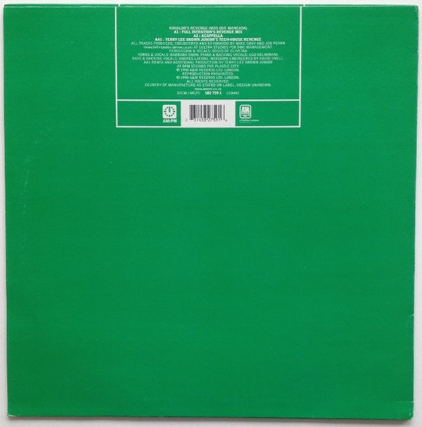 Ronaldo's Revenge : (Mas Que Mancada) (Full Intention / Terry Lee Brown Junior Mixes) (12", Single)