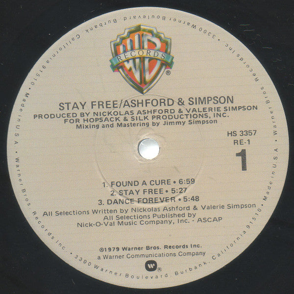 Ashford & Simpson ~ Stay Free (Vinyl) - Djungel & Jazz