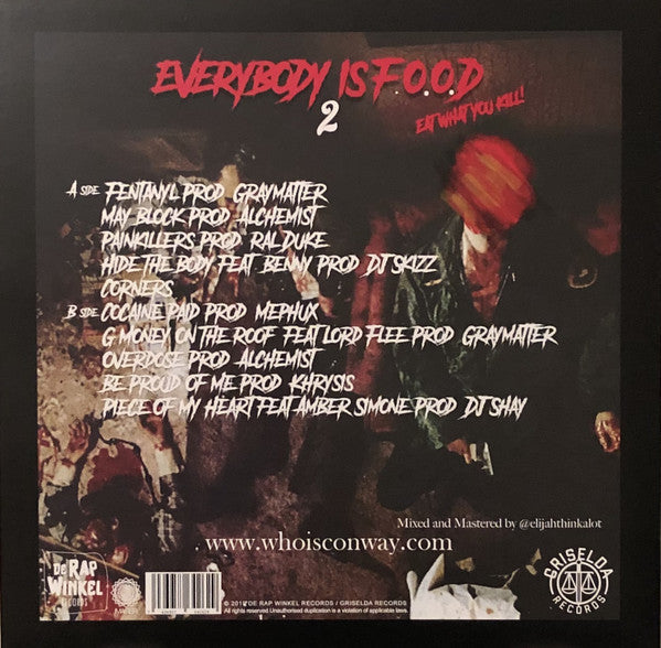 Conway The Machine : Everybody Is F.O.O.D. 2 Eat What You Kill! (LP, Album, Ltd, Gre)