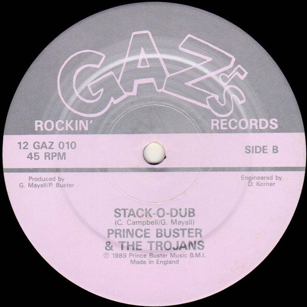 Prince Buster And The Trojans : Stack-O-Lee (12", Single)