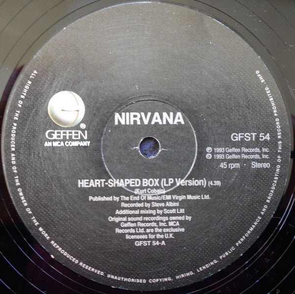 Nirvana ~ Heart-Shaped Box (Vinyl) - Djungel & Jazz