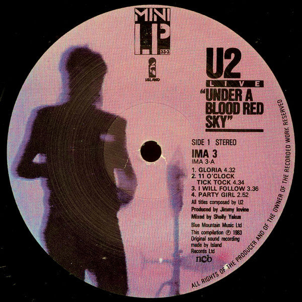 U2 ~ Live "Under A Blood Red Sky" (Vinyl) - Djungel & Jazz