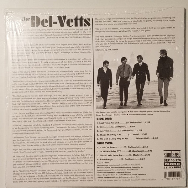 The Del-Vetts : The Del-Vetts (10", Comp, Mono, Blu)
