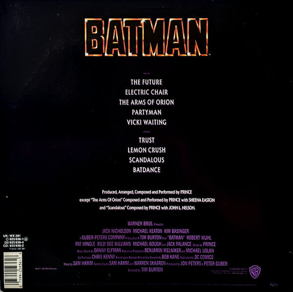 Prince ~ Batman™ (Motion Picture Soundtrack) (Vinyl) - Djungel & Jazz