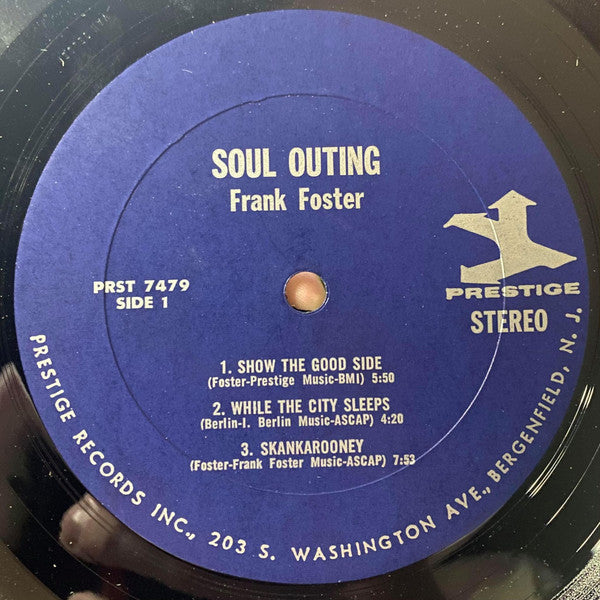 Frank Foster ~ Soul Outing! (Vinyl) - Djungel & Jazz