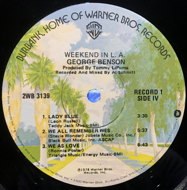 George Benson ~ Weekend In L.A. (Vinyl) - Djungel & Jazz
