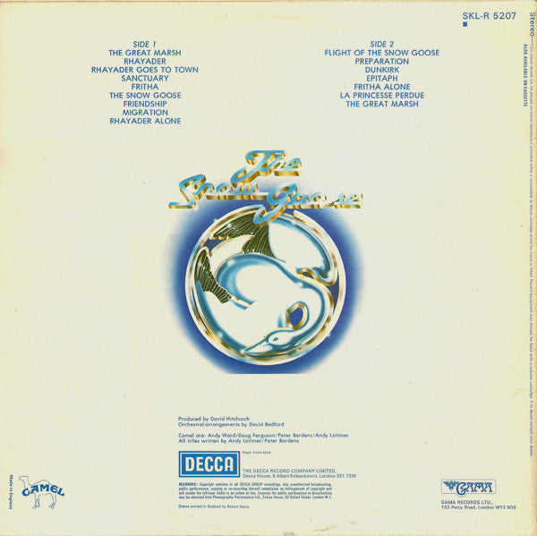 Camel ~ The Snow Goose (Vinyl) - Djungel & Jazz