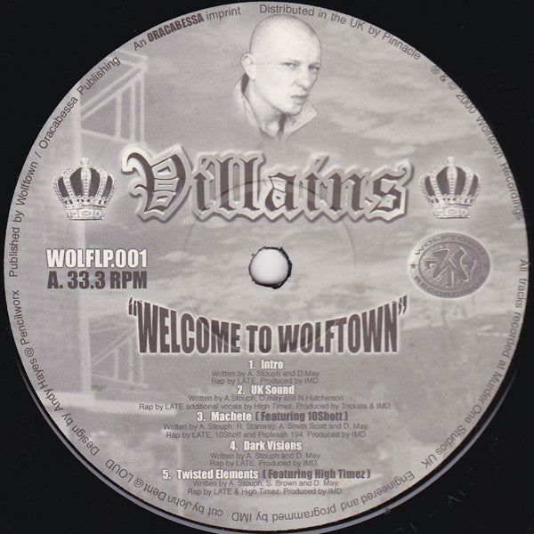 Villains ~ Welcome To Wolftown (Vinyl) - Djungel & Jazz