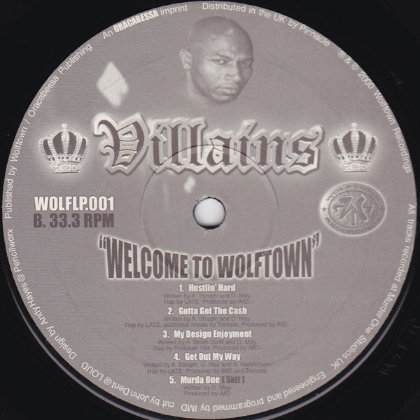 Villains ~ Welcome To Wolftown (Vinyl) - Djungel & Jazz