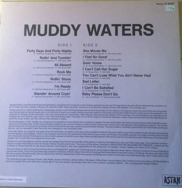 Muddy Waters : Sweet Home Chicago (LP, Comp)