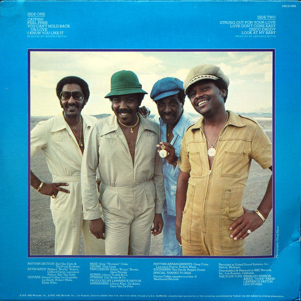 The Four Tops* : Catfish (LP, Album, Ter)