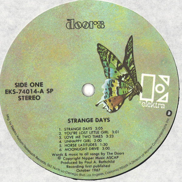 The Doors ~ Strange Days (Vinyl) - Djungel & Jazz