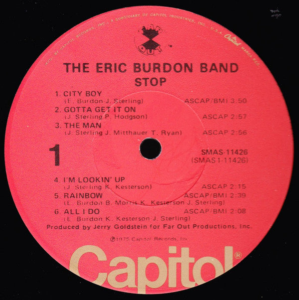 The Eric Burdon Band ~ Stop (Vinyl) - Djungel & Jazz