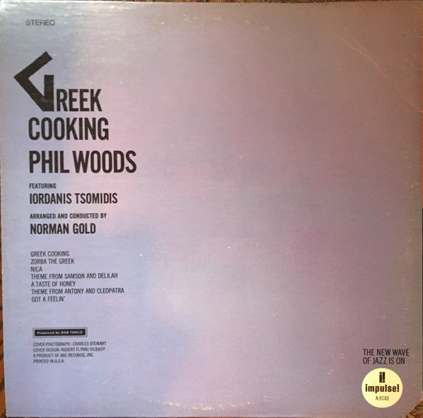 Phil Woods ~ Greek Cooking (Vinyl) - Djungel & Jazz