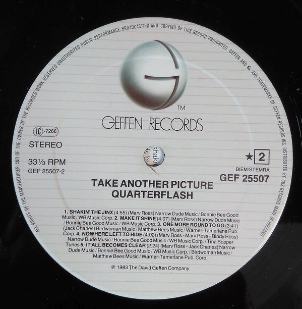 Quarterflash ~ Take Another Picture (Vinyl) - Djungel & Jazz