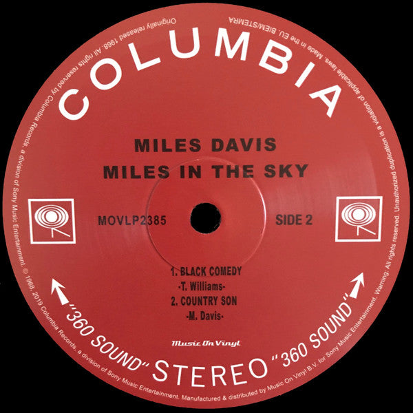 Miles Davis ~ Miles In The Sky (Vinyl) - Djungel & Jazz