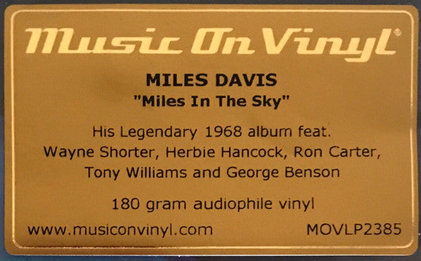 Miles Davis ~ Miles In The Sky (Vinyl) - Djungel & Jazz