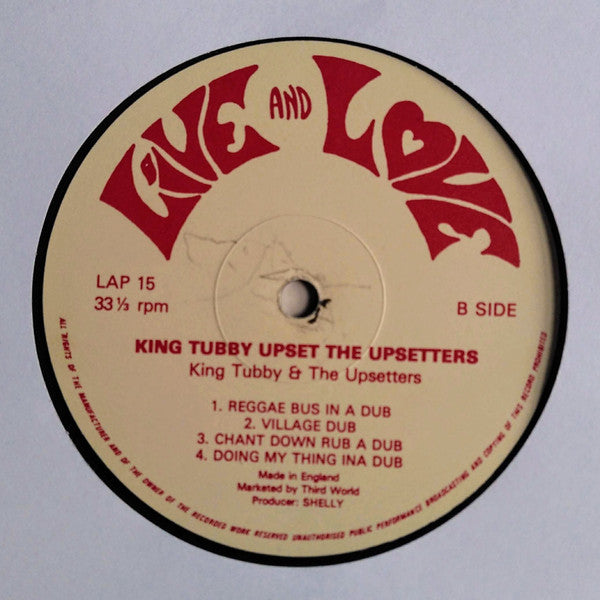 King Tubby : Upset The Upsetter (LP, Album)
